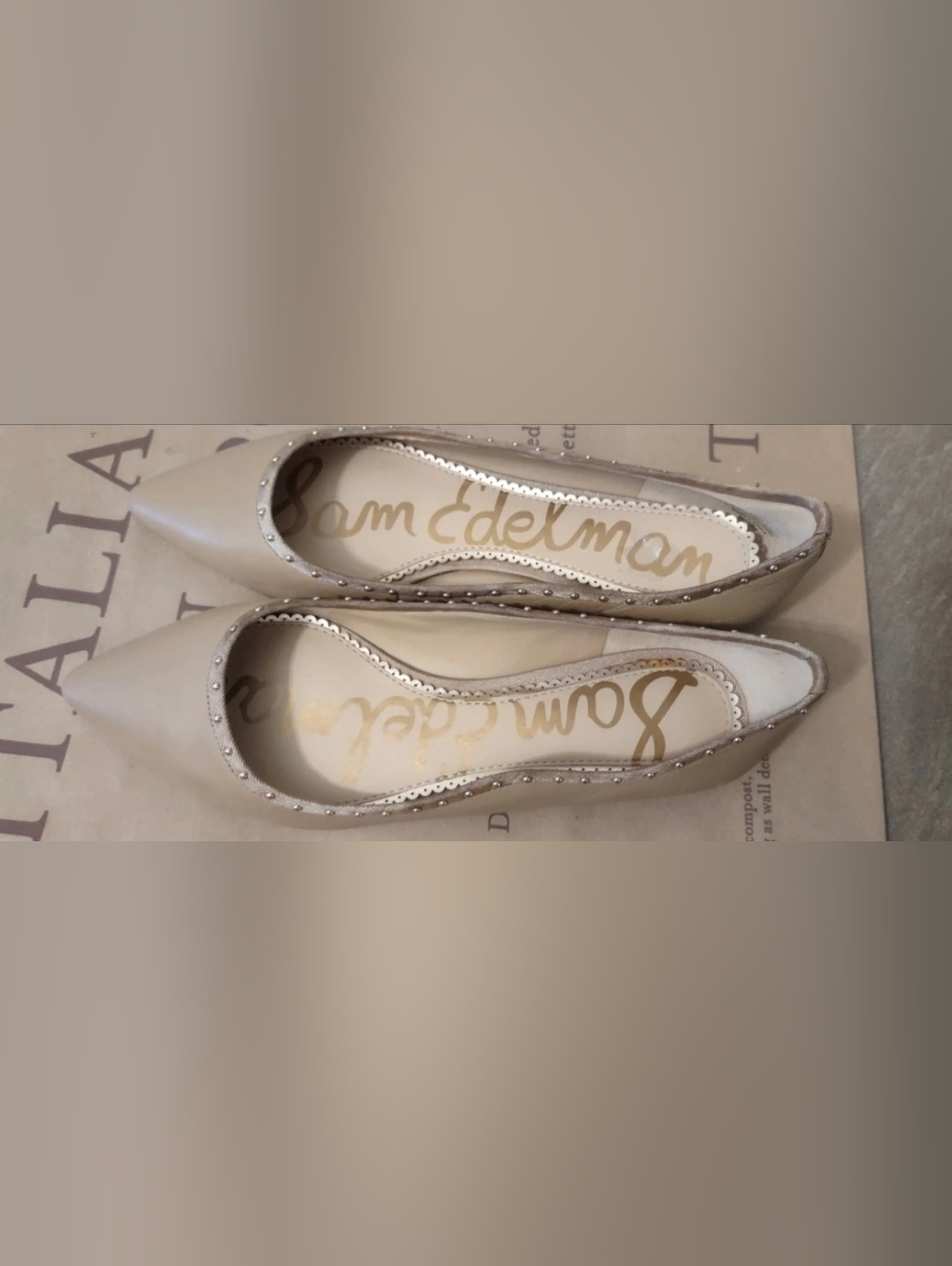 SOLD Sam Edelman Rivera Scalloped Studded Flats